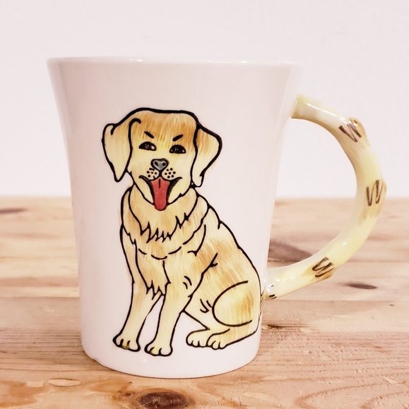 yellow lab coffee mug